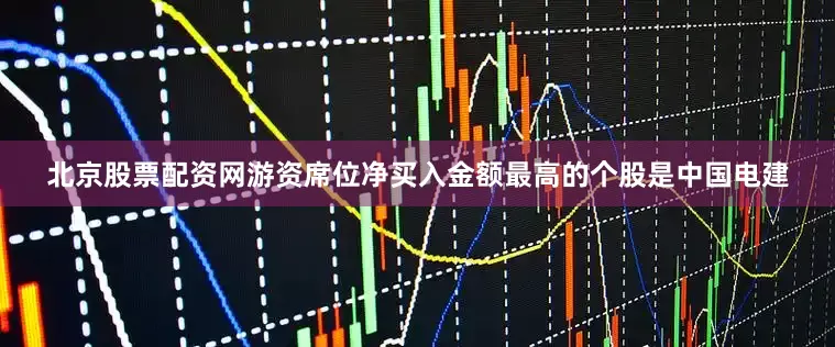 北京股票配资网游资席位净买入金额最高的个股是中国电建
